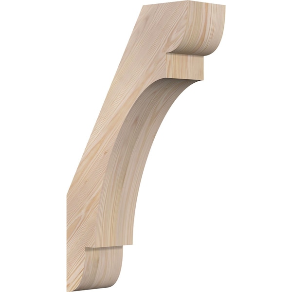 Ekena Millwork 5 1/2"W x 16"D x 28"H Olympic Smooth Knee Brace, Douglas Fir BRC06X16X28OLY00SDF - main